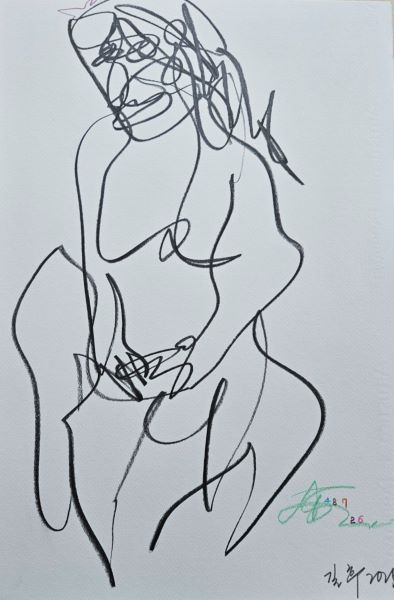 [2025] Untitled, Graphite on paper, Size Unknown